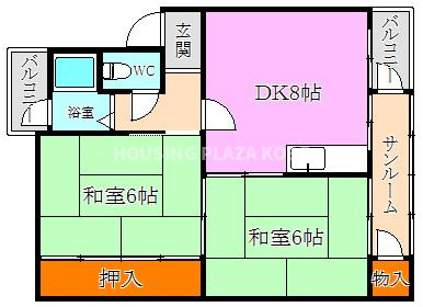 離宮ビルの間取り