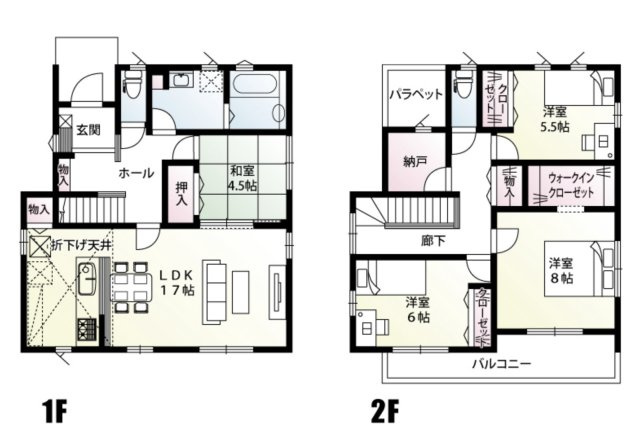 【間取り】 | 鴻巣市松原4丁目　新築戸建　全1棟　1号棟