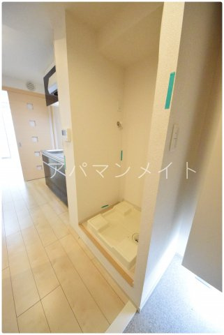 【設備】 | ヴィレッジＹｕＵｋｉ | 室内洗濯機置場です