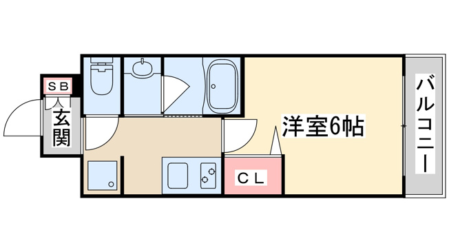 【間取り】 | バウスフラッツ新大阪