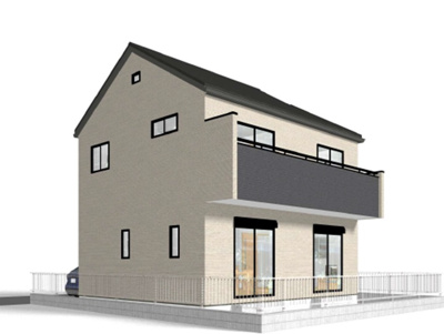 【外観パース】 | 立川市砂川町7丁目　新築戸建　【全2棟】