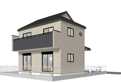 【外観パース】 | 立川市砂川町7丁目　新築戸建　【全2棟】