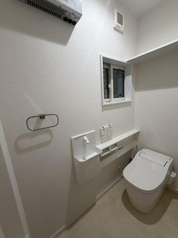 平野区長吉川辺のトイレ|トイレはシンプルで使いやすい温水便座♪