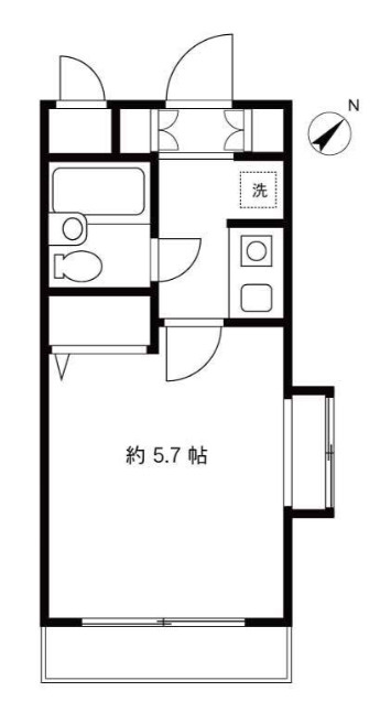 カーサスプレンディッド新宿払方町の間取り