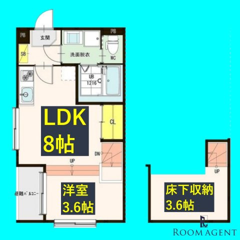 エスパシオ烏森の間取り