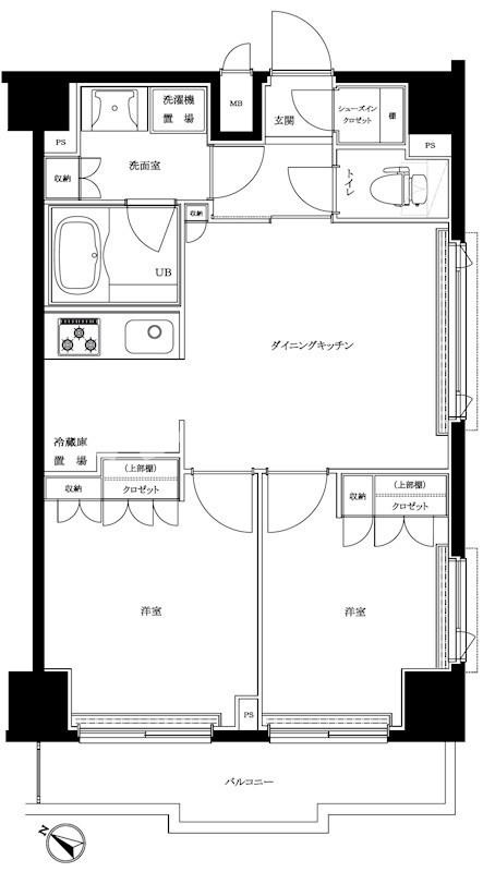 ルーブル多摩川南六郷の間取り