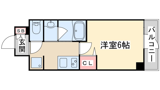 【間取り】 | バウスフラッツ新大阪