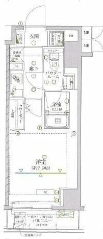 アルテシモテソロの間取り|間取りです。