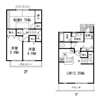 メイプルタウンの間取り