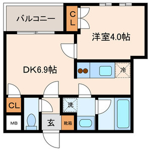 武蔵野市吉祥寺北町３丁目の賃貸マンションの間取り