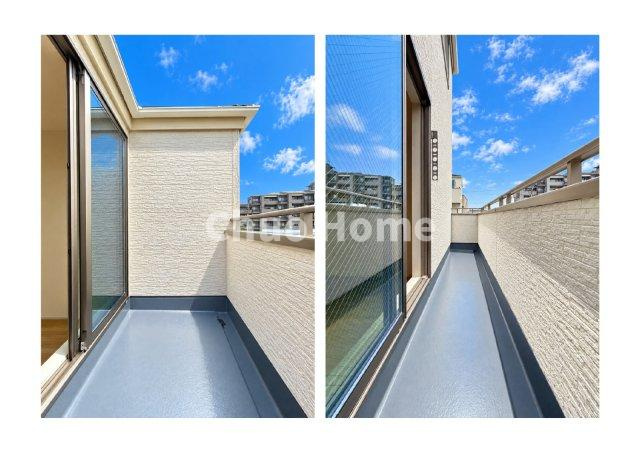 江戸川区篠崎町3丁目新築分譲住宅のバルコニー|バルコニー