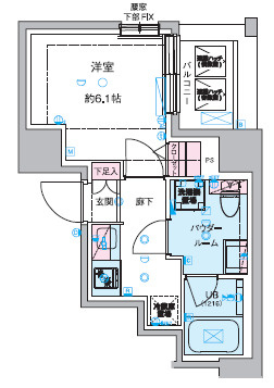 GENOVIA幡ヶ谷の間取り