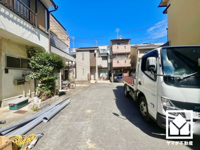 伏見区深草柴田屋敷町の前面道路含む現地写真|10月3日　現地写真更新