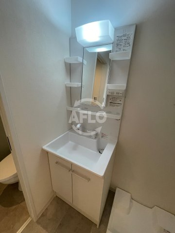 リアコート北田辺の独立洗面台|リアコート北田辺　