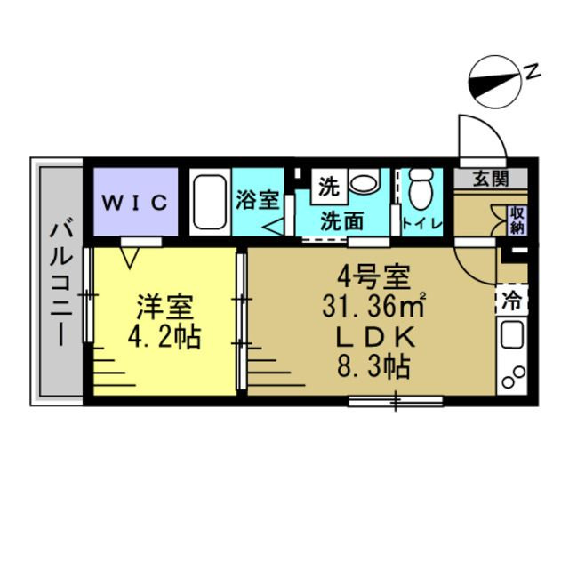 LupinusⅤの間取り