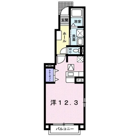 フランメゾン１の間取り