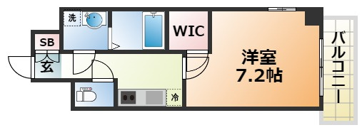 エスプレイス神戸プラージュの間取り