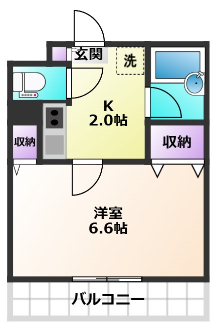 エクスパンションの間取り