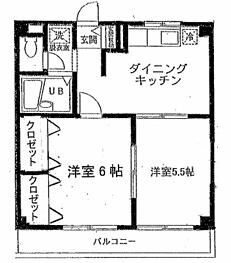 コスモス津田沼の間取り