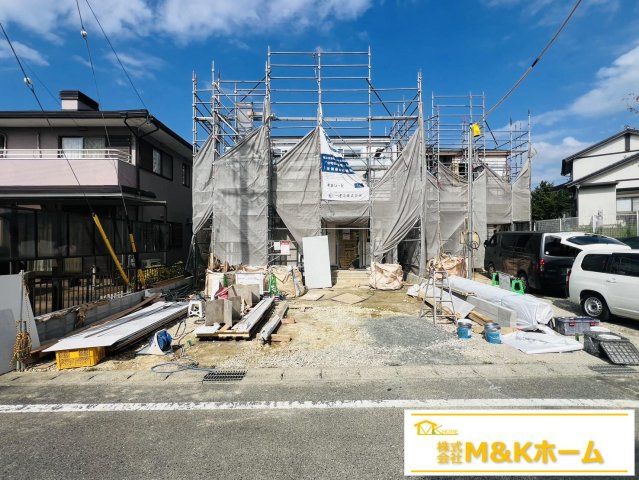 常滑市井戸田町3丁目　全2棟　1号棟の外観|R8.10.3撮影　並列駐車3台可能☆