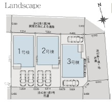 船橋市新高根１丁目の区画図