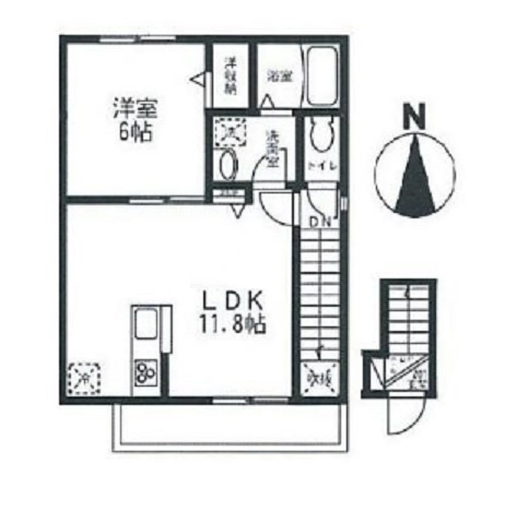 シャルールの間取り|間取り
