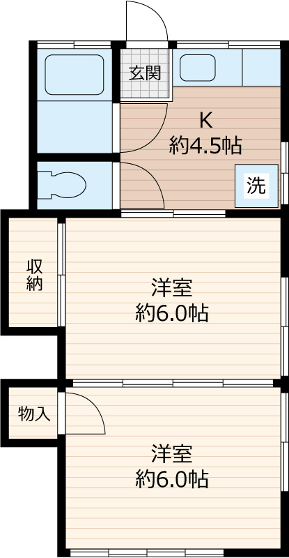 オルフェーブルの間取り