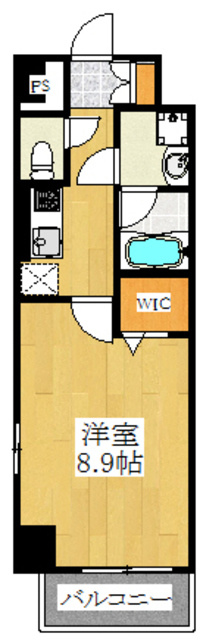 レジデンス神谷Ｃの間取り|2面採光のお部屋です！