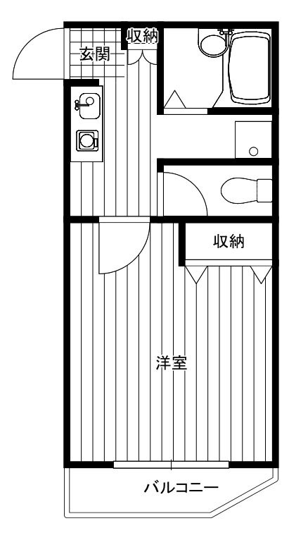 習志野市大久保３丁目の賃貸マンションの間取り
