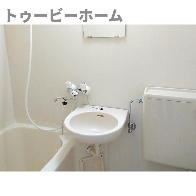 アミティYの洗面所|広い洗面スペース