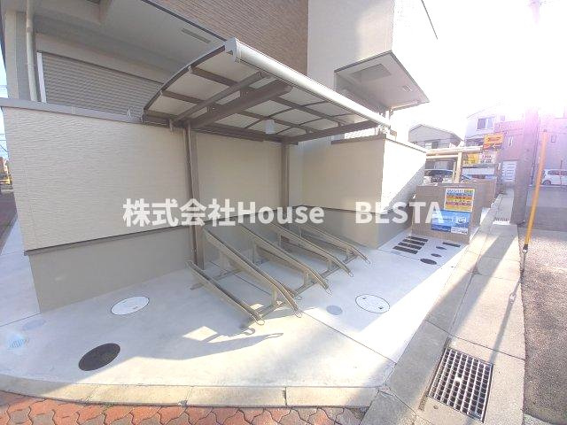 フジパレス御崎公園Ⅱ番館の駐車場