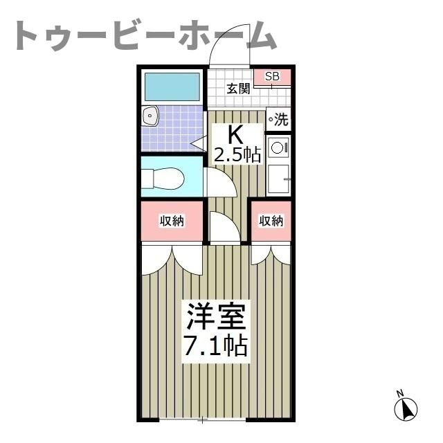 サンライズⅢの間取り