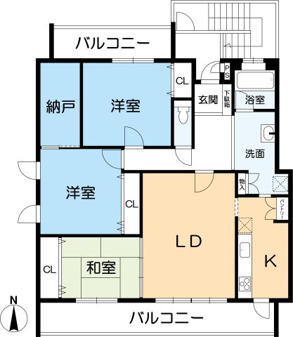 それいゆ甲風園の間取り