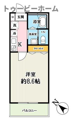 マーブル入間の間取り