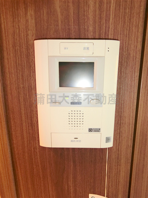 蒲田駅近デザイナーズ！の設備|TVモニター付オートロック　インタ―ホン
