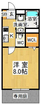 アクイラ伊川谷の間取り|※間取りが現況と異なる場合は現況を優先します※