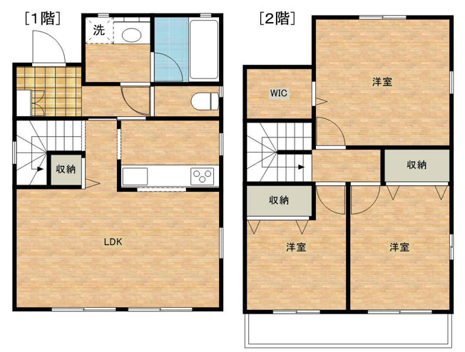 【間取り】 | ヒルズガーデン中今泉