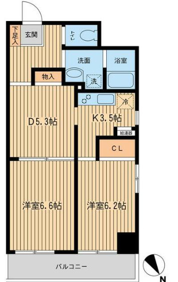 メゾン・デュ・オーラ　山下町の間取り| 
