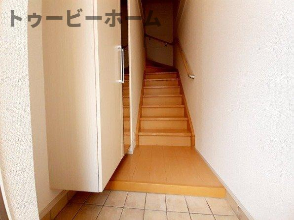 アンソレイェ　Ⅰの玄関|毎日通る玄関はこちらです