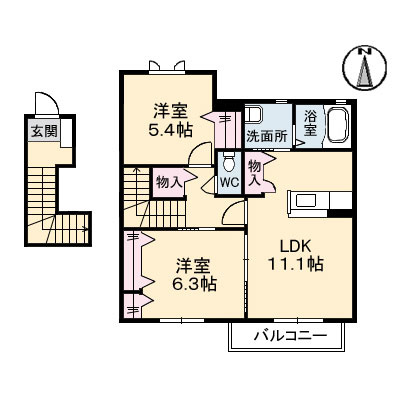 【間取り】 | グランドメゾン向山
