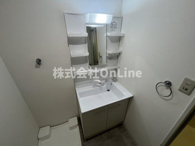 八尾市東太子２丁目の賃貸マンションの独立洗面台