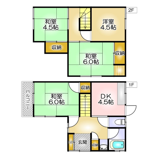 【間取り】 | 小山町7-8テラス