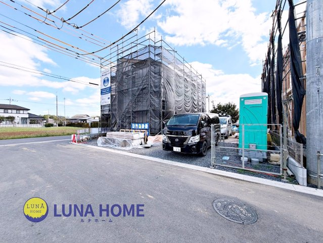 笠間市旭町第13　新築戸建　11号棟の前面道路含む現地写真|住宅ローンについてご不安な方もお任せください♪経験豊富なスタッフが丁寧にサポートいたします！