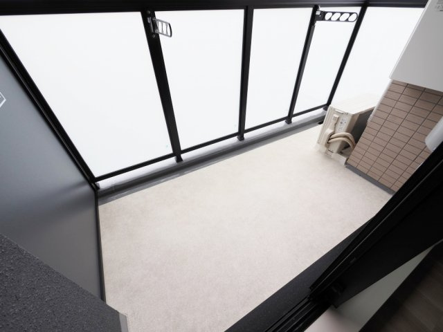 大阪市淀川区塚本１丁目の賃貸マンションのバルコニー