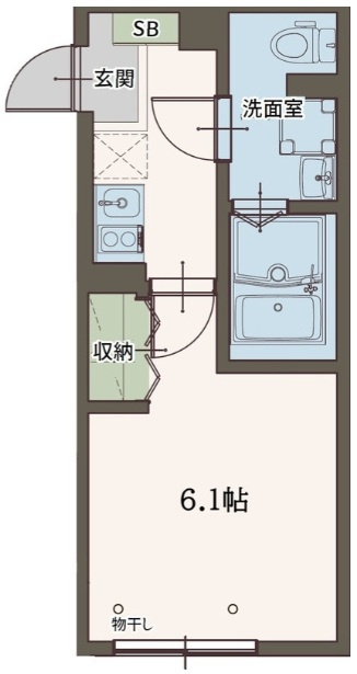 エイグランひばりが丘1の間取り