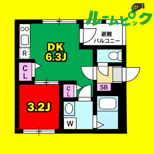 シアヴィータ名古屋　名古屋市賃貸　仲介手数料無料の間取り