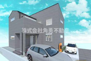 小田原市柳新田　新築一戸建て　2号棟の外観パース|外観イメージパース