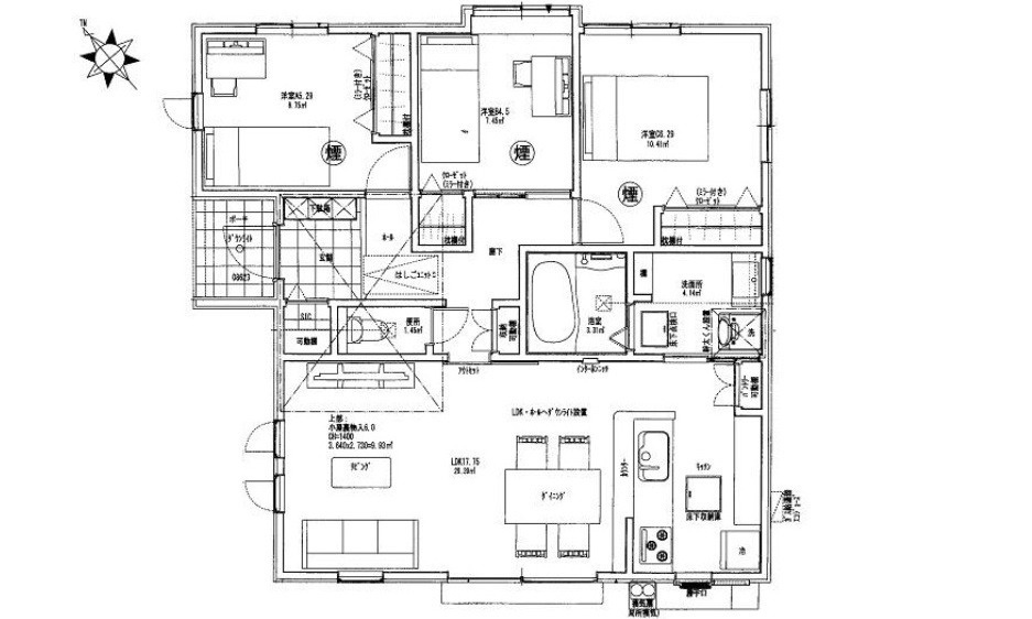 廿日市市阿品３丁目の間取り