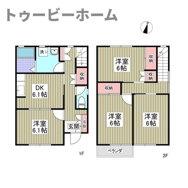 グランカーサA棟の間取り