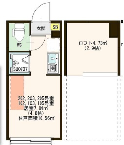 ハーモニーテラス新桜台の間取り